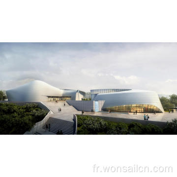 Projet GFRC du musée d&#39;art de Qingdao